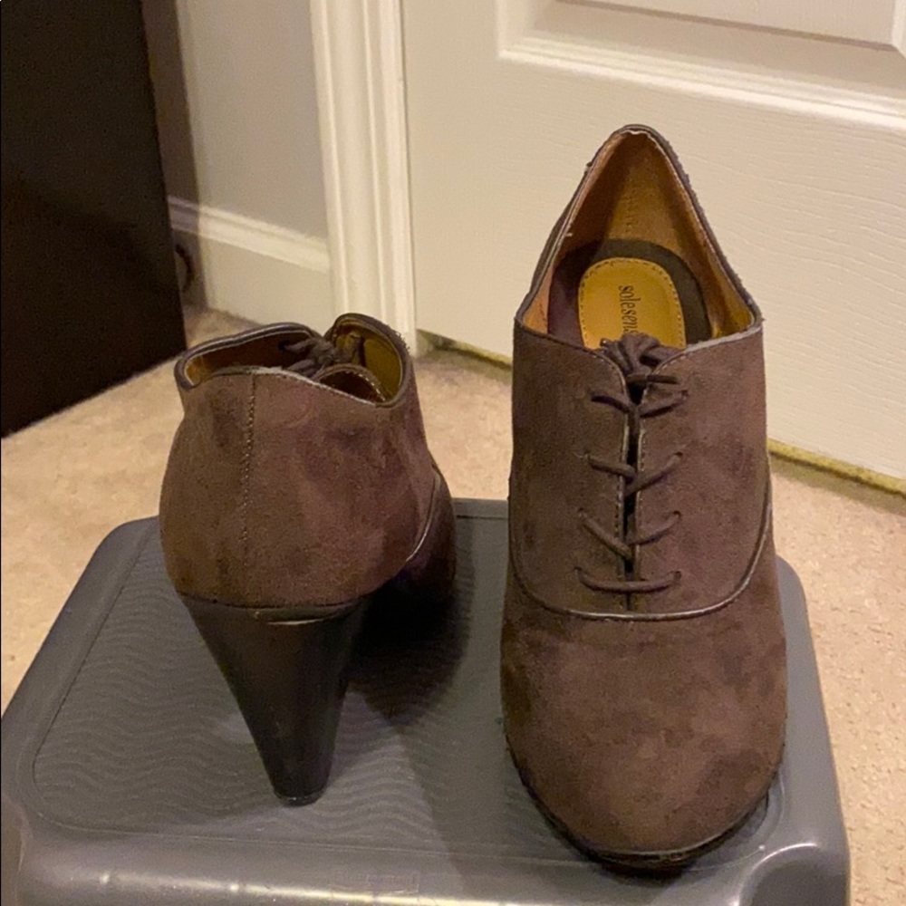Dark brown heels